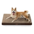 thumbnail image 1 of U By Bedsure ComfyFleece Dog Beds Large Sized Dog- Orthopedic Pet Beds for Crate with Removable Machine Cover, NOT Waterproof Egg Crate Foam Puppy Mat for Pets Up to 50 lbs, 35x22x2.8, NOT Chewproof, 1 of 8