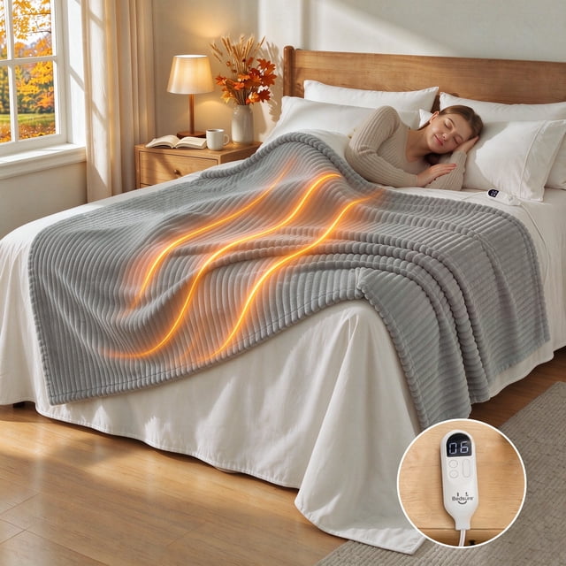 U by Bedsure Heated Electric Blanket Full 72
