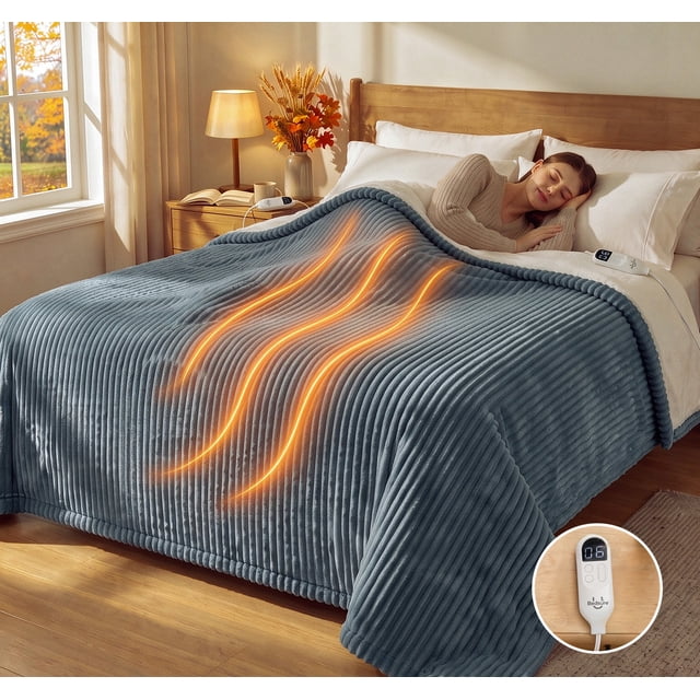 U by Bedsure Heated Electric Blanket Queen 84