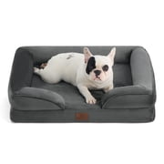 U By Bedsure Orthopedic Dog Bed for Medium Size Dogs - Washable Medium Cat Bed Waterproof, Comfort Pet Couch Sofa with W
