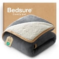 thumbnail image 1 of U By Bedsure Waterproof Dog Blankets for Small Dogs - Small Cat Blanket Washable for Couch Protection, Sherpa Fleece Puppy Blanket, Soft Plush Reversible Throw Furniture Protector, 25"X35", Grey, 1 of 10
