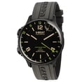 thumbnail image 1 of U-Boat Capsoil Doppiotempo Black DLC Steel Black Dial Black Rubber Strap Swiss Electro-mechanical Mens Watch 8840, 1 of 2