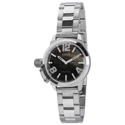 U-Boat Classico Stainless Steel Black Mother-Of-Pearl Dial Diamonds Date Quartz Womens Watch 8899