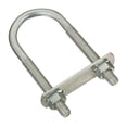 thumbnail image 1 of National Hardware 5/16 In. x 1-3/8 In. x 3-3/4 In. Zinc Round U Bolt Pack of 5, 1 of 3