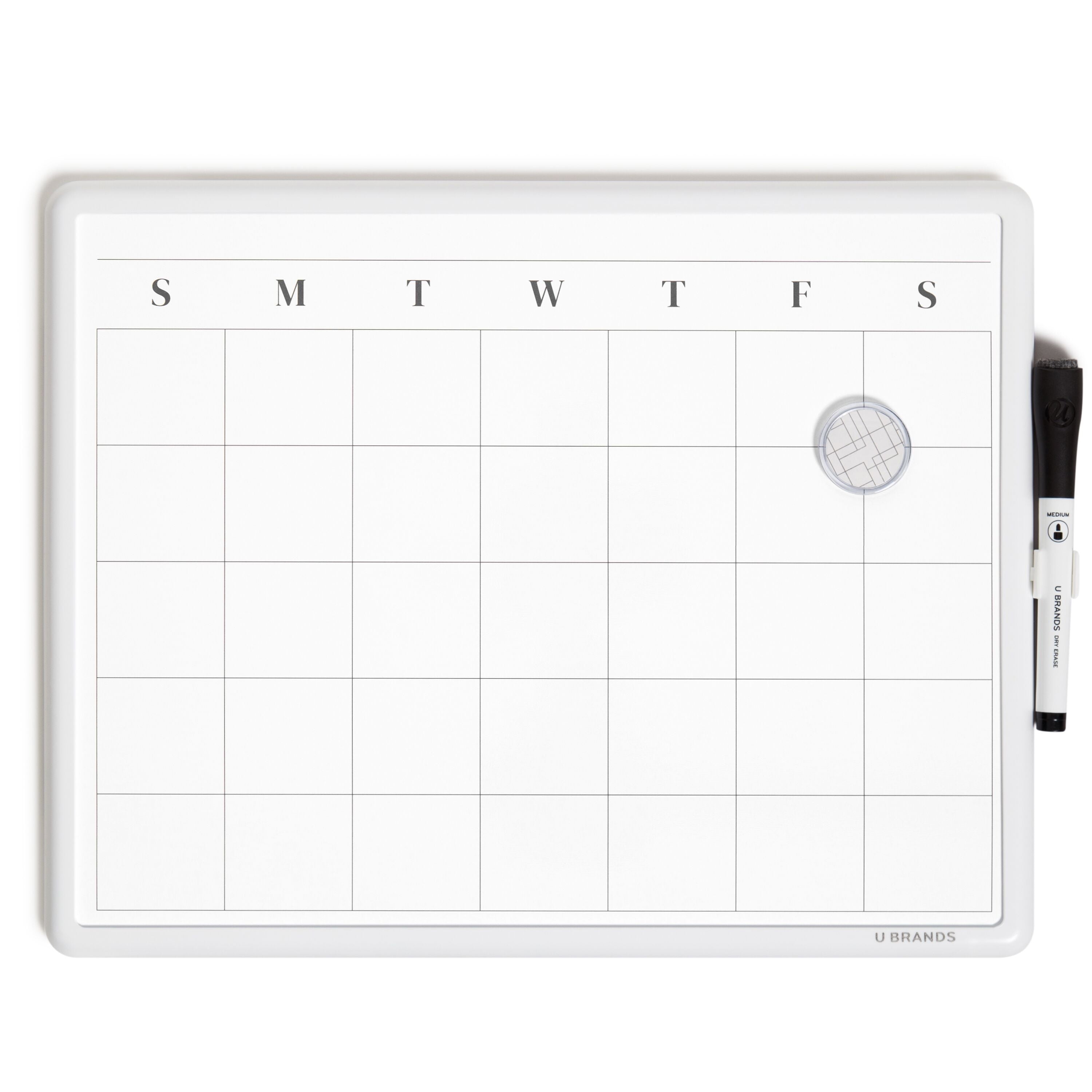 U Brands 11x14 Contempo Frame Dry Erase Calendar