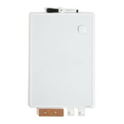 U Brands 11x16 in. Dry Erase Whiteboard Value Pack, White Frame