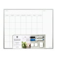thumbnail image 1 of U Brands 16x 20 in. Magnetic Monthly Calendar Dry Erase Board, Silver Aluminum Frame, 1 of 5