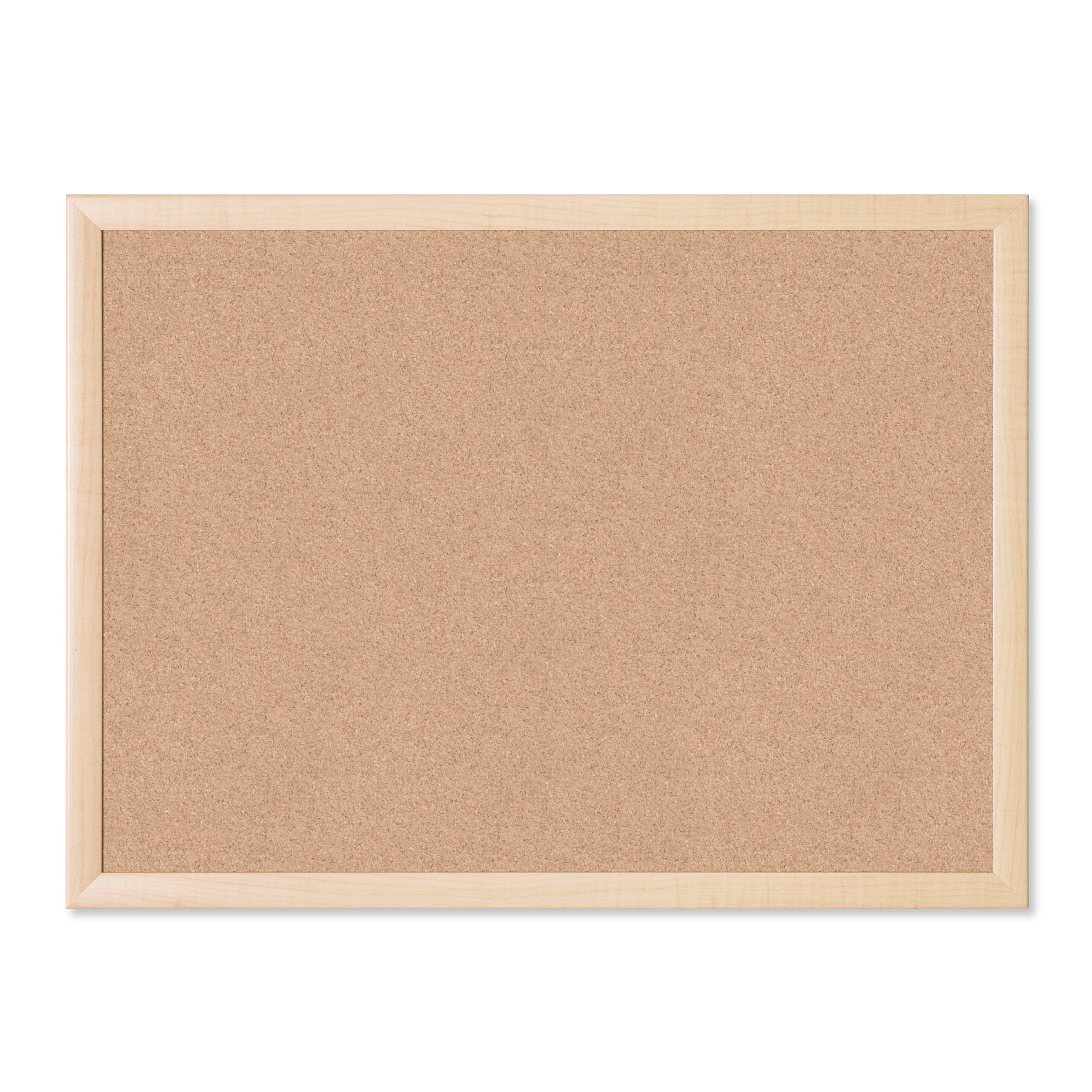 Natural Cork Bulletin Board with Birch Frame 17" x 23"
