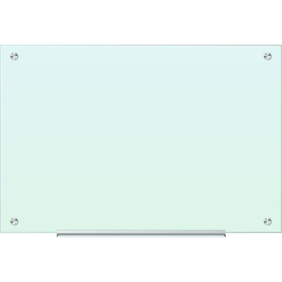 U Brands 2298U00-01 35 x 23 Glass Dry Erase Board - White Surface