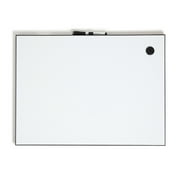 U Brands Magnetic Dry Erase Whiteboard, 23 x 17 Inch, Thin Edge Black Frame