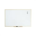 thumbnail image 1 of U Brands 35 x 23 in. Magnetic Dry Erase Board, Gold Metal Frame, Includes 2 Magnets, Marker, Tray, 1 of 5