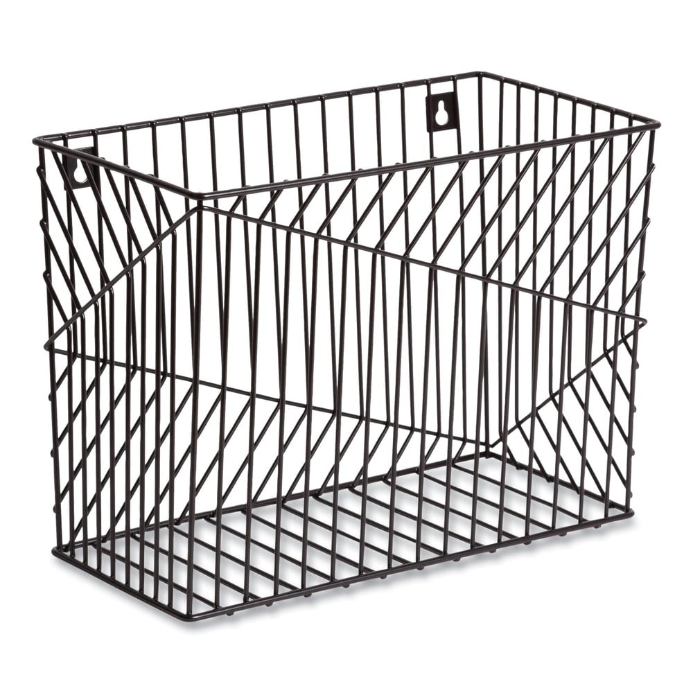 U Brands 3836U02-06 Vena 6.85 in. Long Hanging File Basket - Black ...