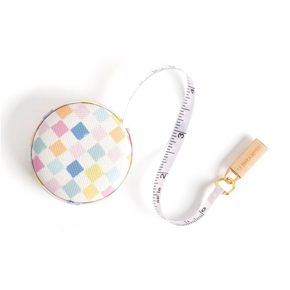 U Brands 5 ft Fashion Measuring Tape, Retractable Tape Measure, Sun Drenched
