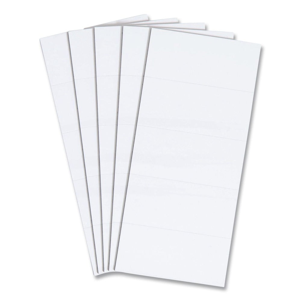 U Brands 5155U00-18 2 in. x 0.88 in. Dry Erase Magnetic Tape Strips - White (25/Pack)