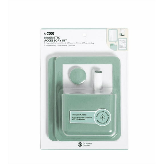 U Brands 5ct U-Eco Locker Accessory Kit Sage
