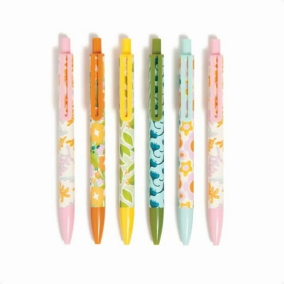 U Brands 6ct Laguna Gel Ink Pens Saccharine Fields