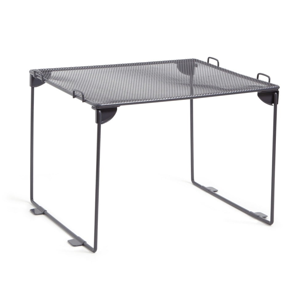 U Brands 8" Mesh Locker Shelf Dusty Black