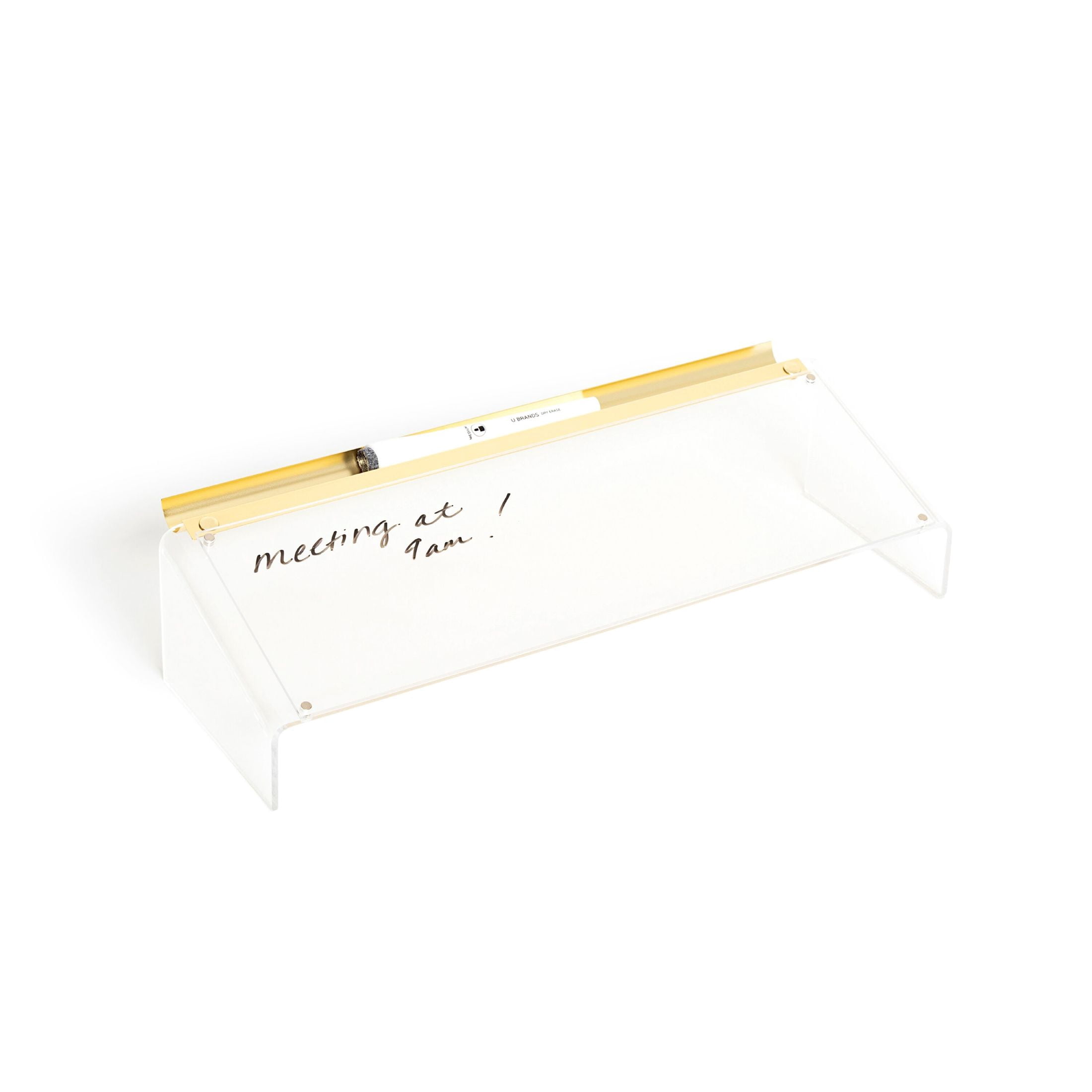 U Brands Acrylic Dry Erase Keyboard Valet, 3.54 x 14.75 x 5.9 in, Freestanding