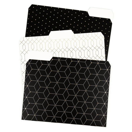 U Brands Classic File Folders, Letter Size, 3 Tab, 24 Count, 4150U