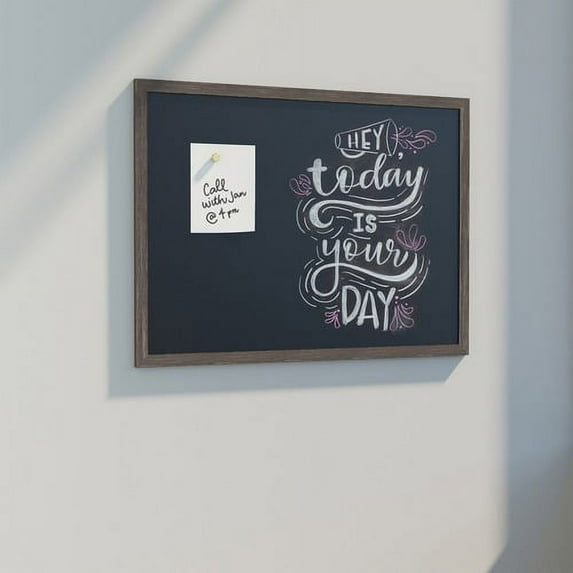 U Brands Decor Magnetic Chalkboard - 48" (4 ft) Width x 36" (3 ft) Height - Medium Density Fiber (MDF) Frame - Horizontal/Vertical - 1 Each | Bundle of 5 Each