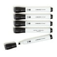thumbnail image 1 of U Brands Dry Erase Markers, Set of 5, Black, Low-Odor, Chisel (5 mm) Tip, 1 of 6