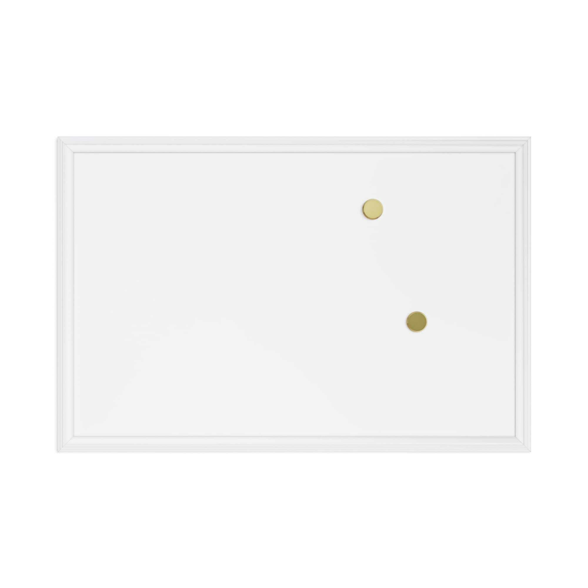 Framed Magnetic Dry Erase Board, 24x36 Inches, Wood Frame, White - View #3