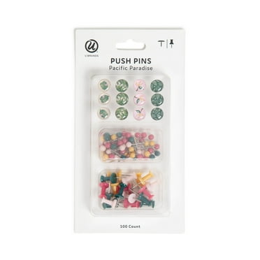 Hillman Group RSC 5938626 Assorted Push Pins - Pack of 10 - Walmart.com