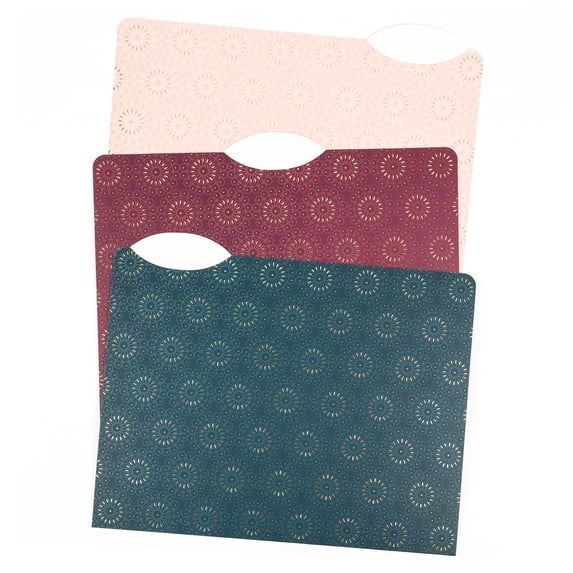 U Brands Fleuri File Folders, Letter Size, 3 Tab, 24 Count, 4156U