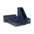 thumbnail image 1 of U Brands 3631U00-02 Four-Piece Chipboard Desk Organization Kit - Navy (2-Piece/Kit), 1 of 6