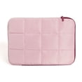 thumbnail image 1 of U Brands Nylon Puffer Laptop Sleeve, 15"L x 10.67"W x 1.77"D, Rose Pink, 1 of 9
