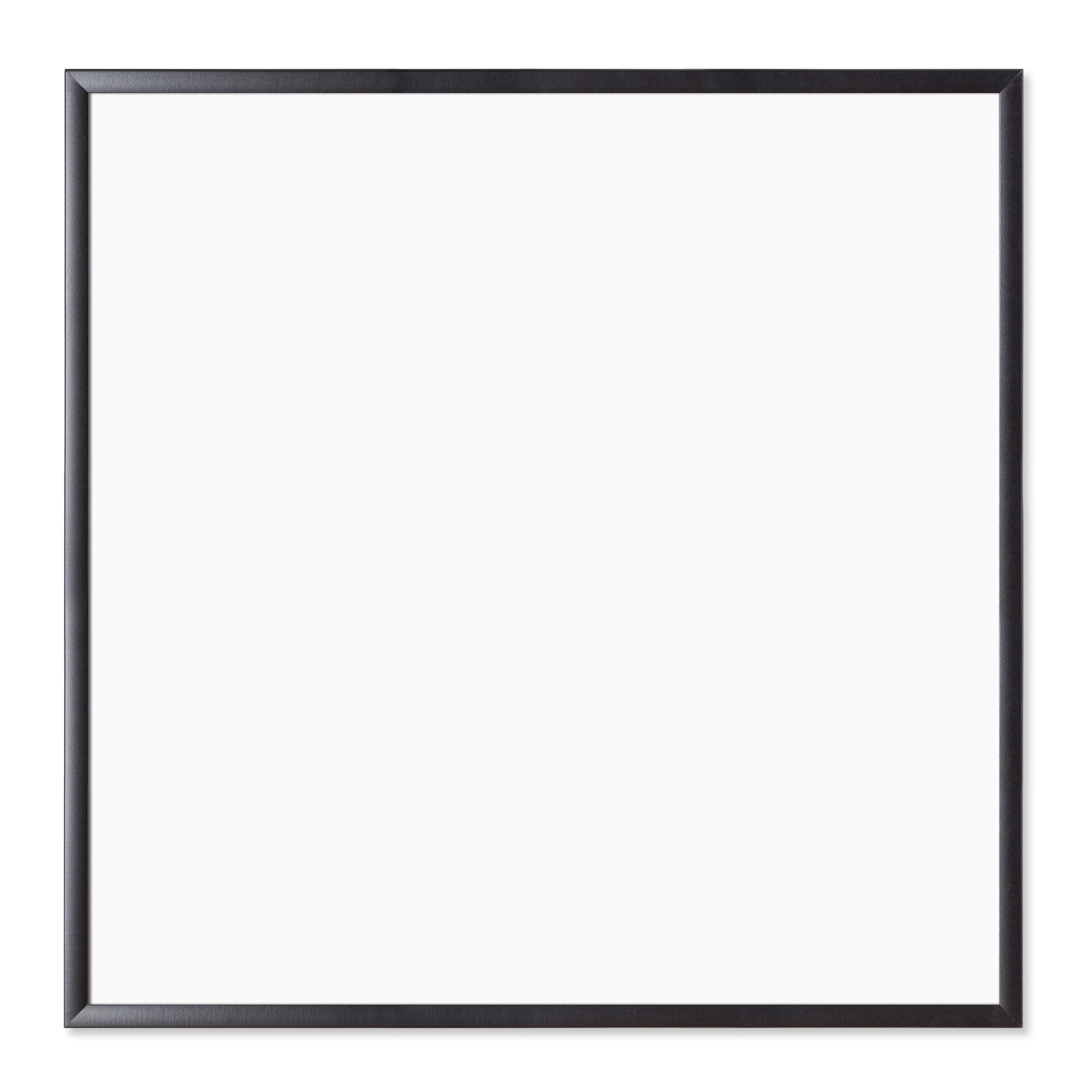 U Brands Magnetic Dry-Erase Board, 35 x 35 inches, Black MDF Frame