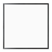 U Brands Magnetic Dry-Erase Board, 35 x 35 inches, Black MDF Frame