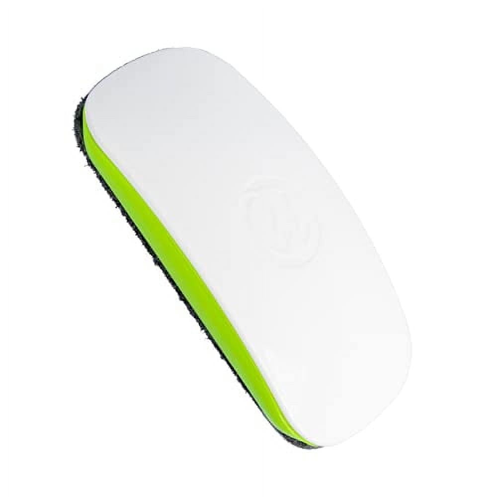 Modern White and Green Magnetic Dry Erase Board Eraser