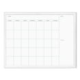 thumbnail image 1 of U Brands Magnetic Dry Erase Calendar, 30 x 20 Inches, White DÃ©cor Frame, 1 of 8