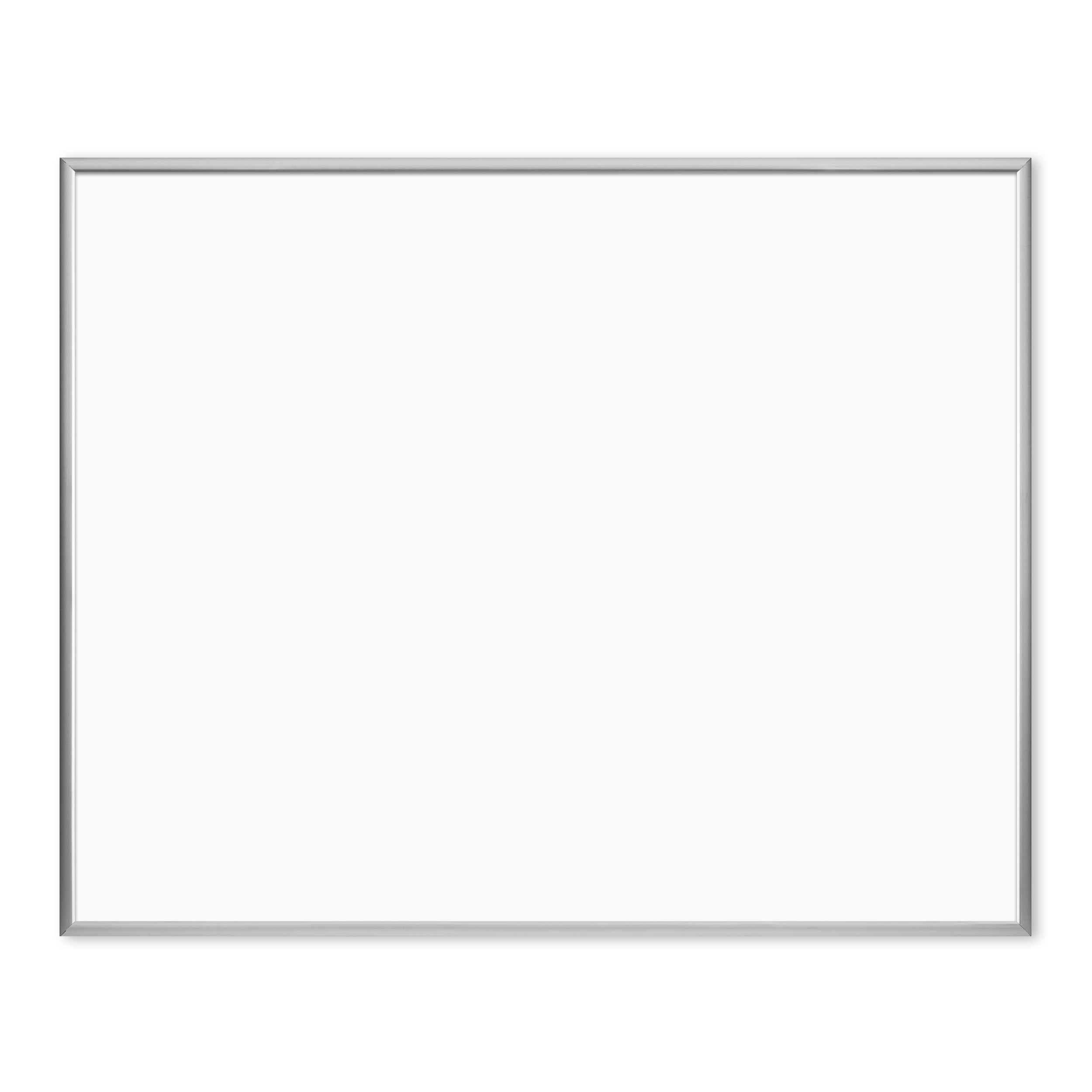 Silver Aluminum Frame Magnetic Dry Erase Whiteboard, 20" x 16"