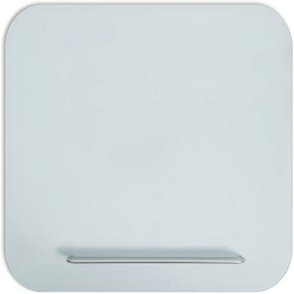 U Brands Magnetic White Glass, Square Whiteboards, 36" X 36"