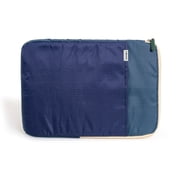 U Brands Ripstop Laptop Sleeve with Pocket for Cords and Accessories, 13"L x 9.25"W x 0.75"D, Tonal Blues