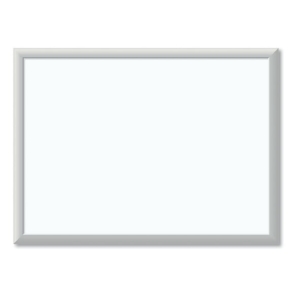 U Brands Melamine Non-Magnetic Dry-Erase Board, 24 x 18 inches, Silver Aluminum Frame (030U00-01)