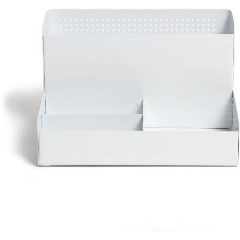U Brands Perforated All-in-One Desktop Organizer - 4 Compartment(s) - Compact - Metal - 1 Each U Brands Perforated All-in-One Desktop Organizer - 4 Compartment(s) - Compact - Metal - 1 Each