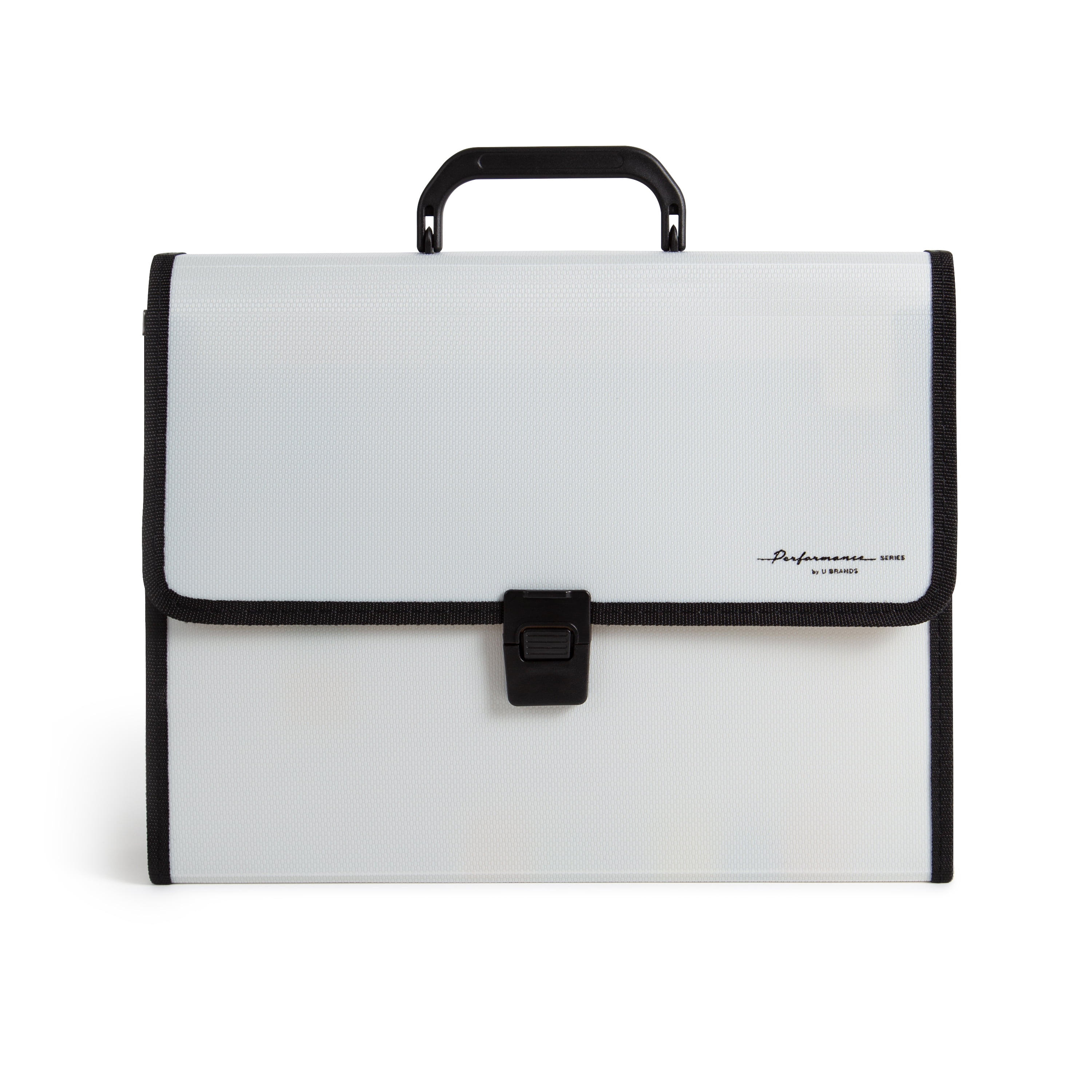 U Brands Performance Poly 26 Pocket Expandable File Folder, Gray, 1 Count