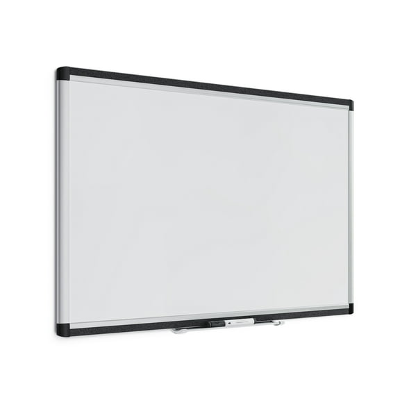 U Brands Pinit Magnetic Dry Erase Board, 24" x 36",  White, Cork Strip