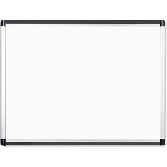 U Brands Pinit Magnetic Dry Erase Board, 48" x 36", White, Cork Strip