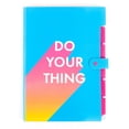 thumbnail image 1 of U Brands Poly Open Top Expandable 5 Pocket Folder Do Your Thing, 1 of 5