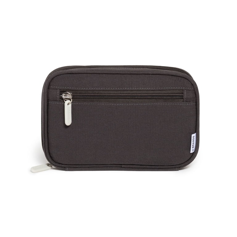 U Brands Single Zip Canvas Tech Pouch, 7.8 x 5 in, Electronic