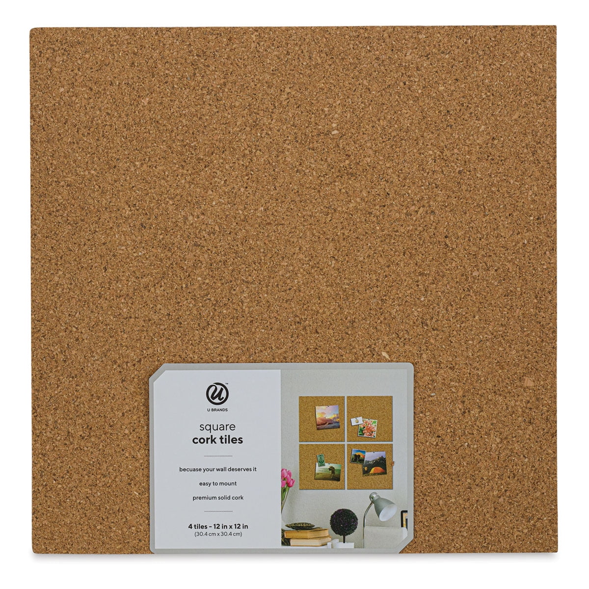 Hexagonal Frameless Cork Tile Board 12" x 12"