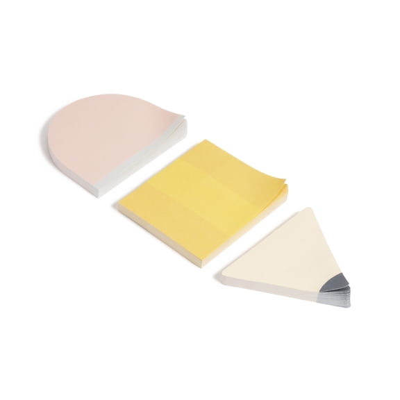 UBrandsSticky Notes, Set of 3, 60 Sheets Each, Pencil, Assorted Sizes