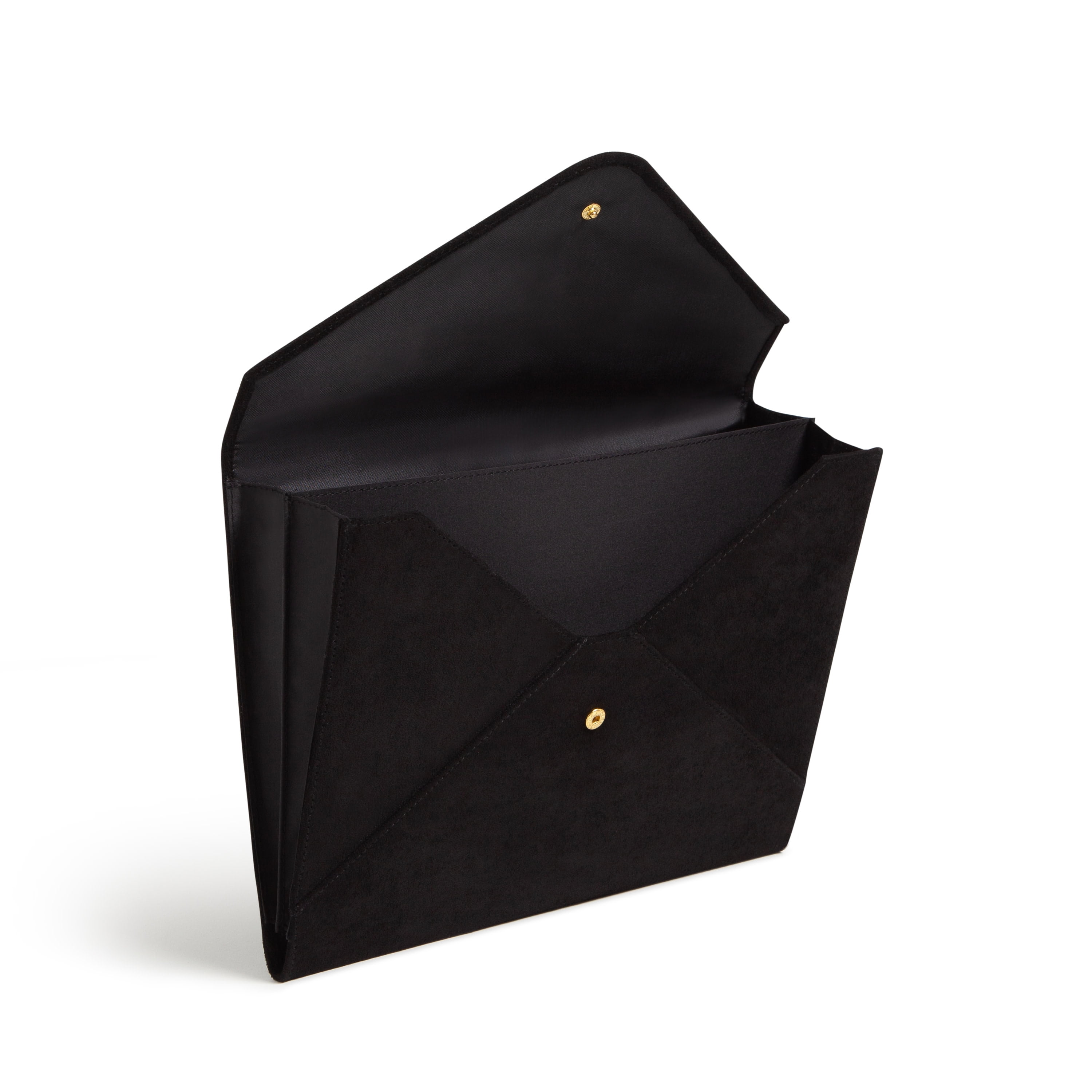 U Brands Suede Document Holder, 13 x 9.75 x 0.44 in., Black, 1 Count