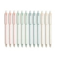 U Brands UEco Recycled Gel Click Pens, Set of 12, Pastel Speckle
