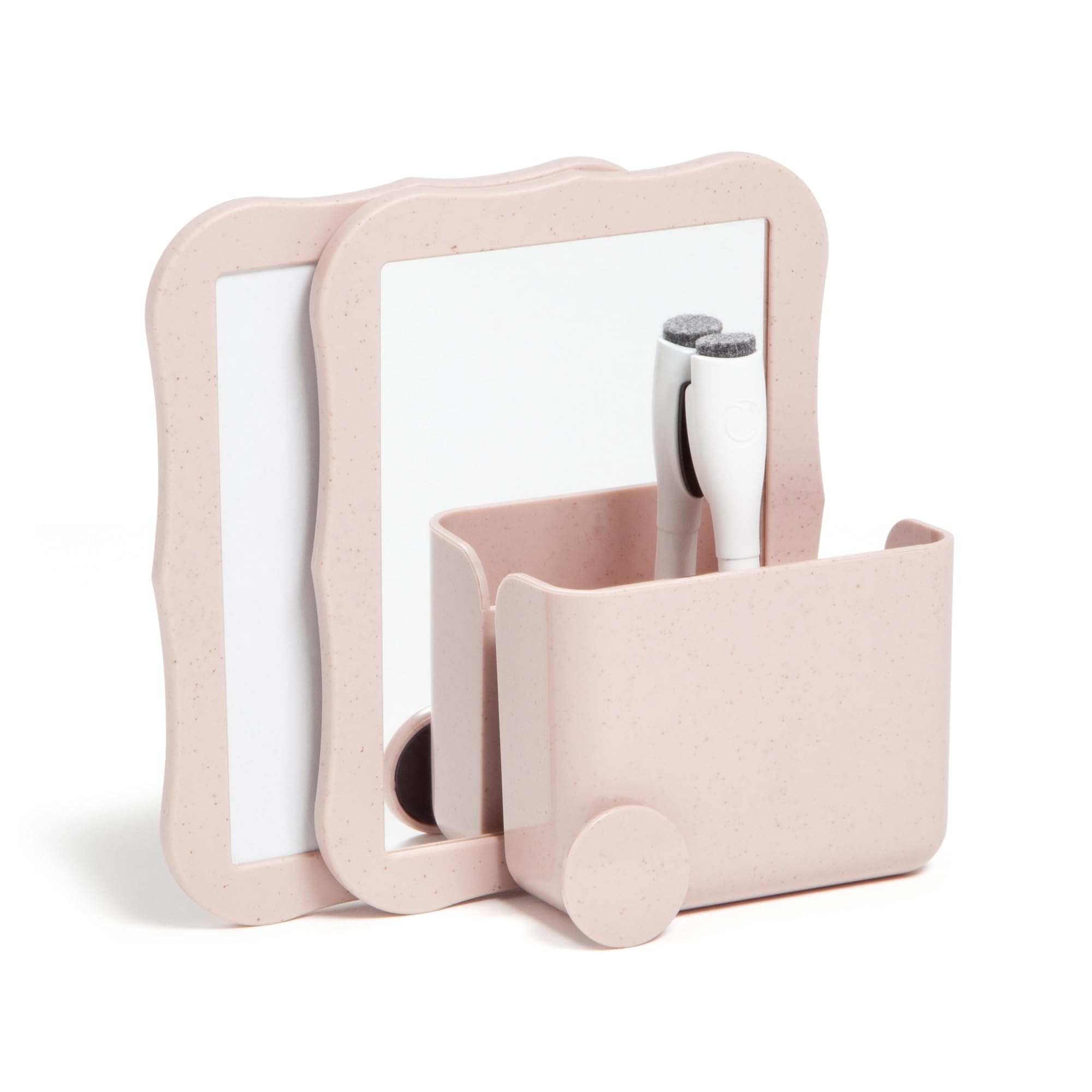 U Brands U-Eco Magnetic Locker Accessory Kit, Rose Pink, Set Of 5 Pieces
