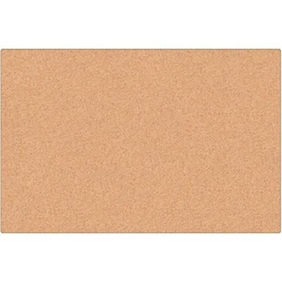 U Brands UBR2875U0001 36 x 24 in. Cork Canvas Bulletin Board